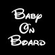 Disney Baby on Board sticker