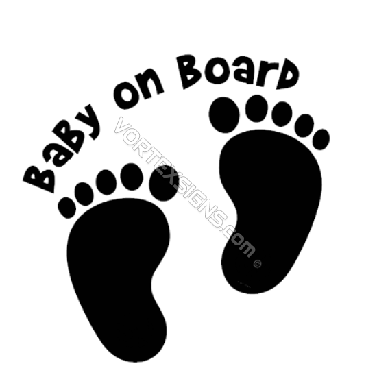 Baby on Board beet sticker