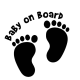 Baby on Board beet sticker
