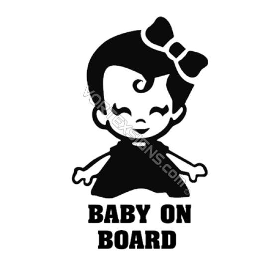 Baby on Board beet sticker