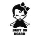 Baby on Board beet sticker