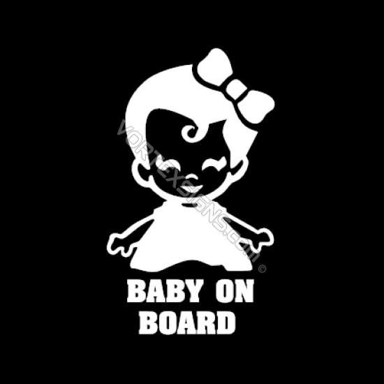 Baby on Board beet sticker