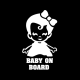 Baby on Board beet sticker