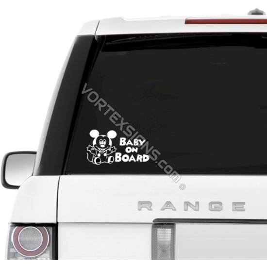 Baby On board Micky Mouse sticker