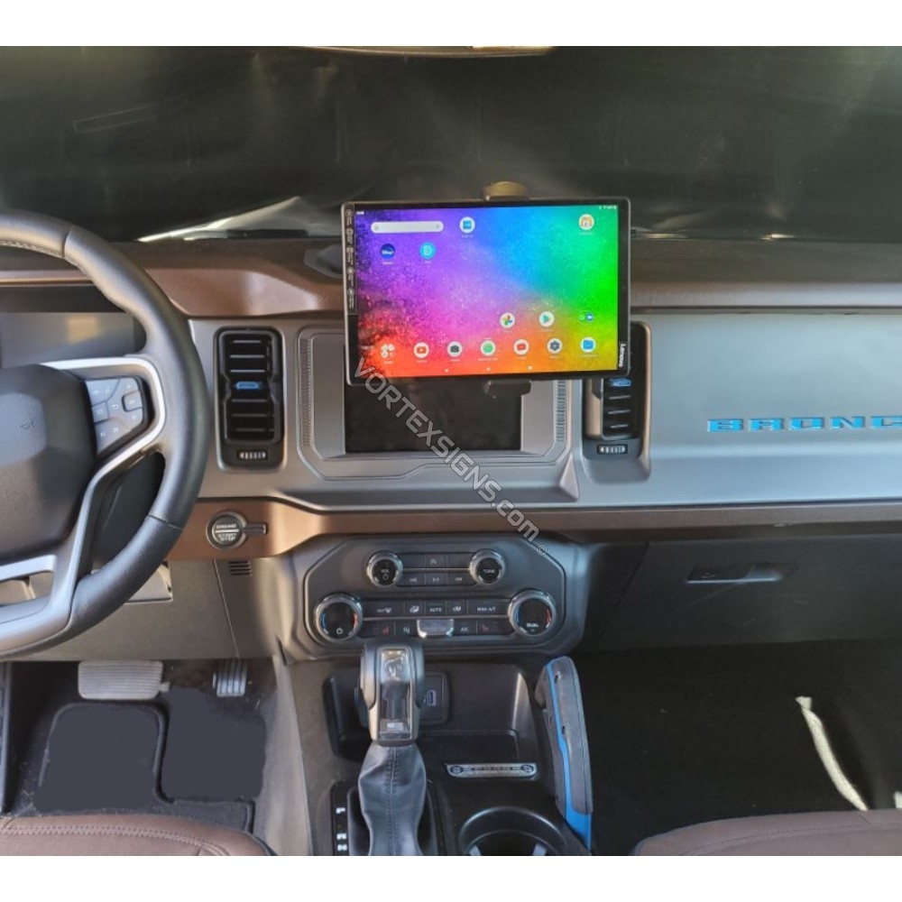 Ford Bronco cell phone + iPad/tablet dashboard Mount