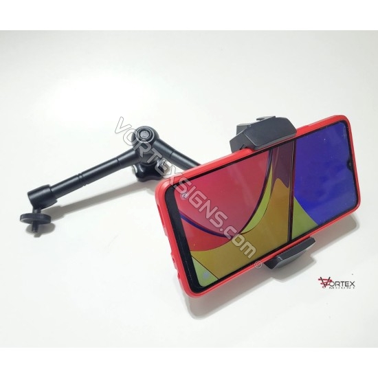 10" arm Accessory port phone mount 