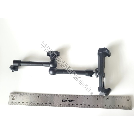 10" arm Accessory port phone mount 