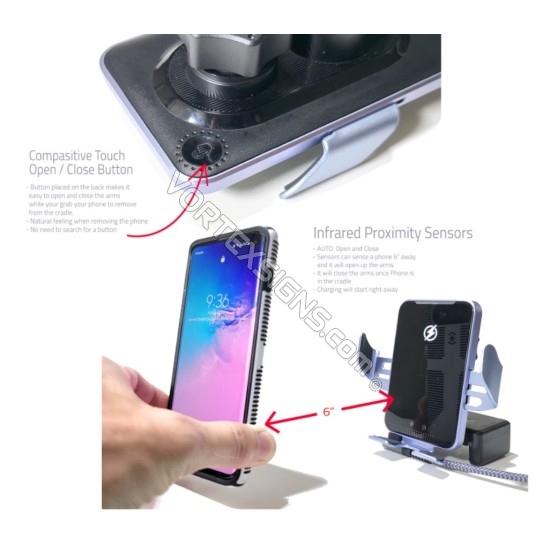 wireless charger phone mount for Kia Telluride