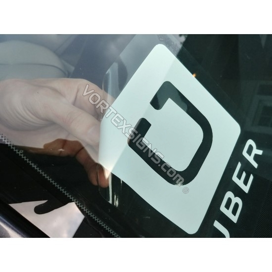 Voorman koken aluminium SALE! Removable UBER decal / sign static Cling & stickers