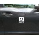 Removable UBER decal / static Cling decal peel and stick UBER sign for car windows