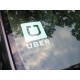 Removable UBER decal / static Cling decal peel and stick UBER sign for car windows