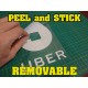 Round Removable UBER decal / static Cling decal Round Removable UBER decal or sign