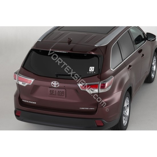 UBER Squre Logo decal sign for car UBER Squre Logo sticker exterior windows