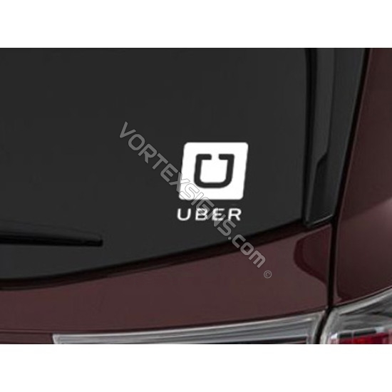 UBER Squre Logo vinyl decal exterior accessory UBER Squre Logo sticker for car window
