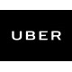 UBER Logo exterior white decal UBER Logo sticker text