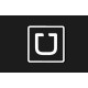 5 inch UBER Square vinyl decal interior UBER Square sticker for front windshield