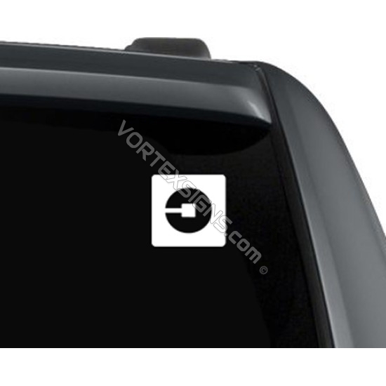 5inch UBER Square decal 5 UBER Square sticker