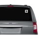 5inch UBER Square decal 5 UBER Square sticker