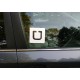 5 inch UBER Square permanent white window decal UBER Square sticker for car windows