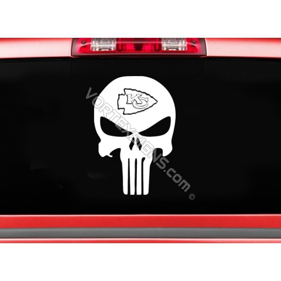 Punisher - Kansas City Chiefs sticker