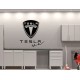 TESLA logo Garage Wall decal sign - v1 sticker